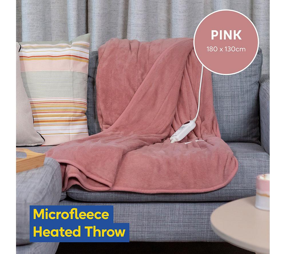 RUSSELL HOBBS RHHT1004PNK Heated Throw - Double image number 4 of 12