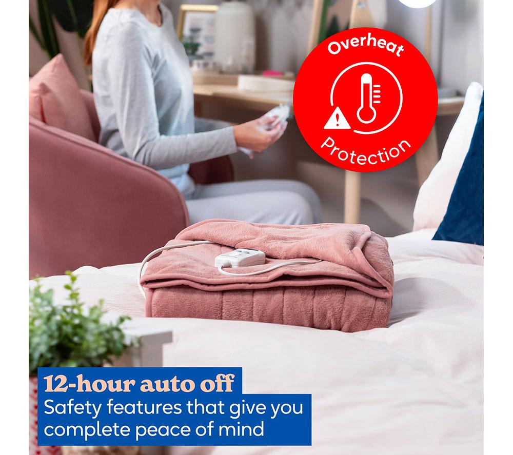 RUSSELL HOBBS RHHT1004PNK Heated Throw - Double image number 9 of 12