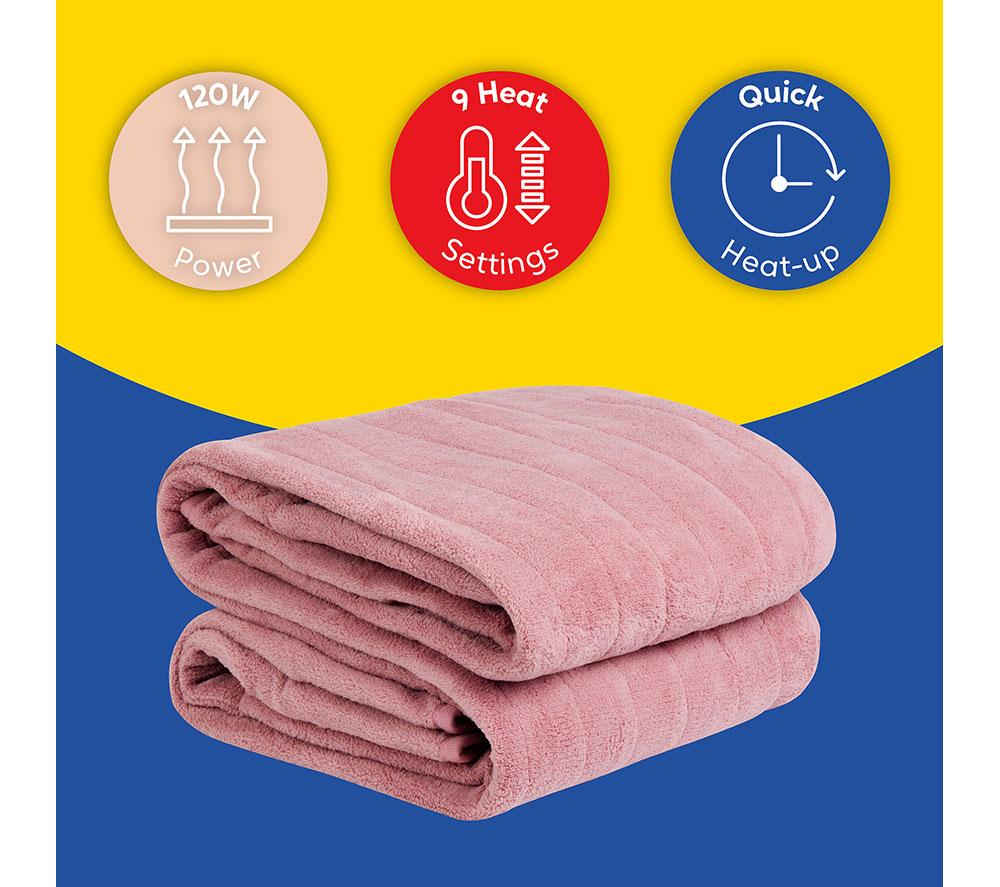 RUSSELL HOBBS RHHT1004PNK Heated Throw - Double image number 12 of 12