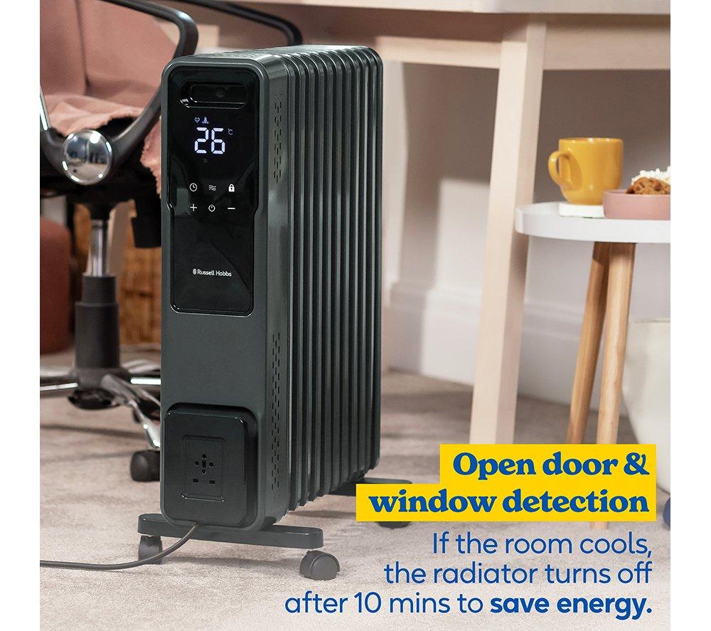 RUSSELL HOBBS RHOFR2500-M-D Portable Oil-Filled Radiator - Graphite image number 13 of 16