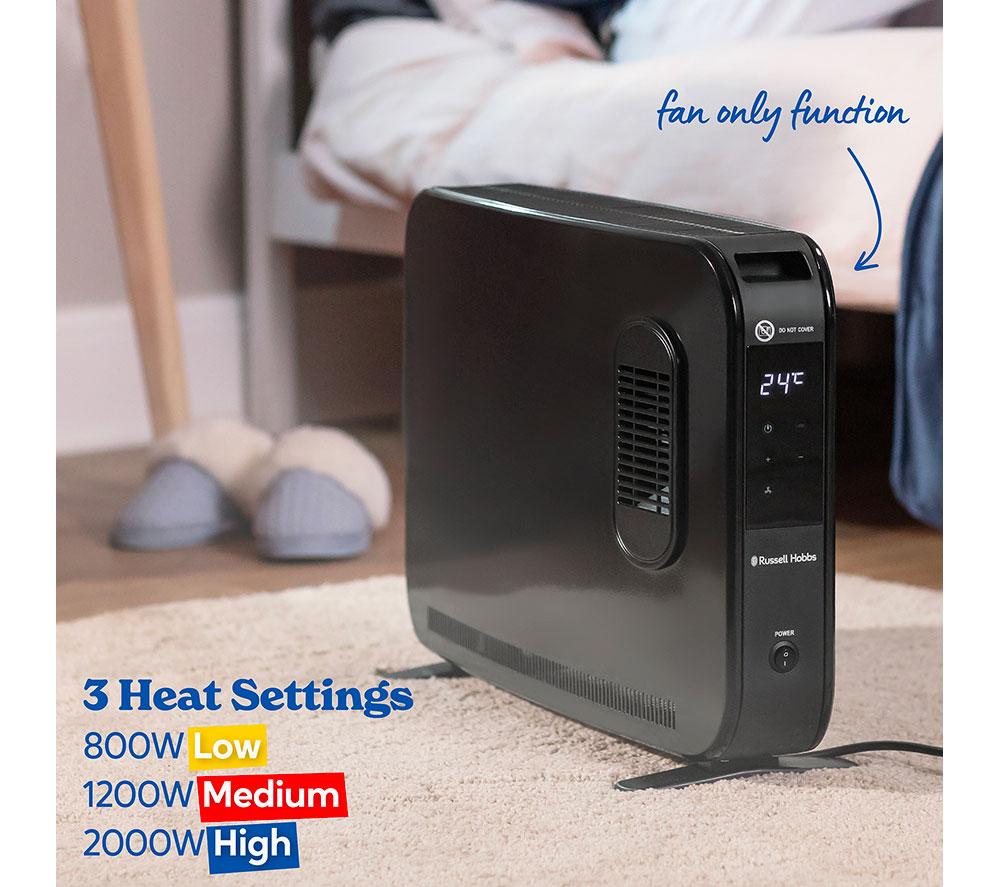 RUSSELL HOBBS RHCVHTF2004B Portable Convector Heater - Black image number 5 of 13