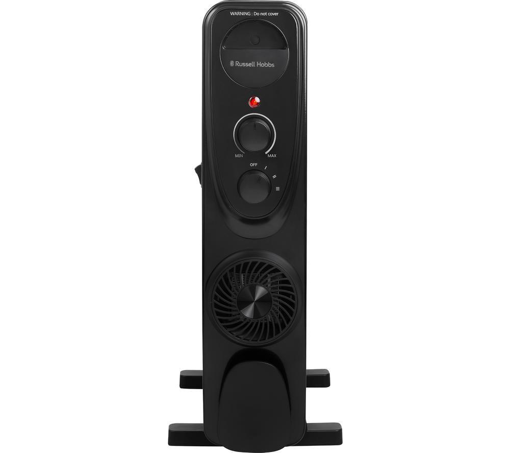 RUSSELL HOBBS RHOFR2403B Portable Oil-Filled Radiator - Black image number 2 of 4