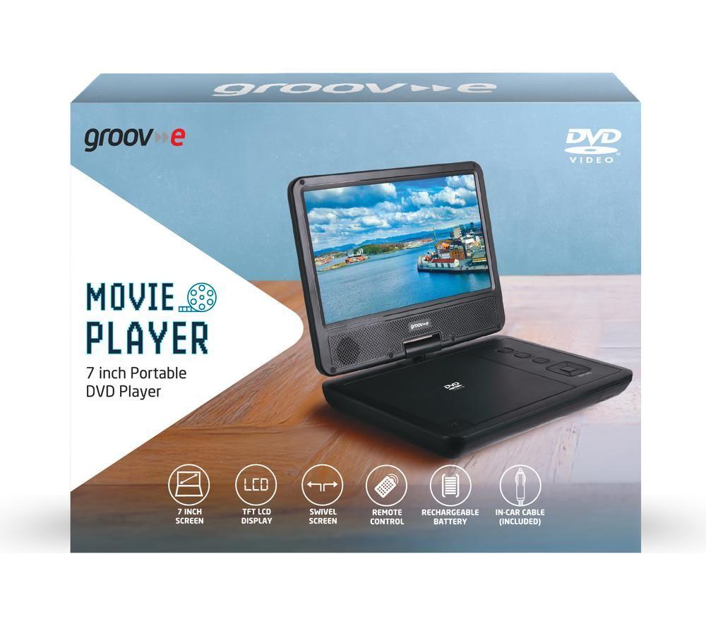 GROOV-E GVDP01BK Portable DVD Player - Black image number 7 of 8