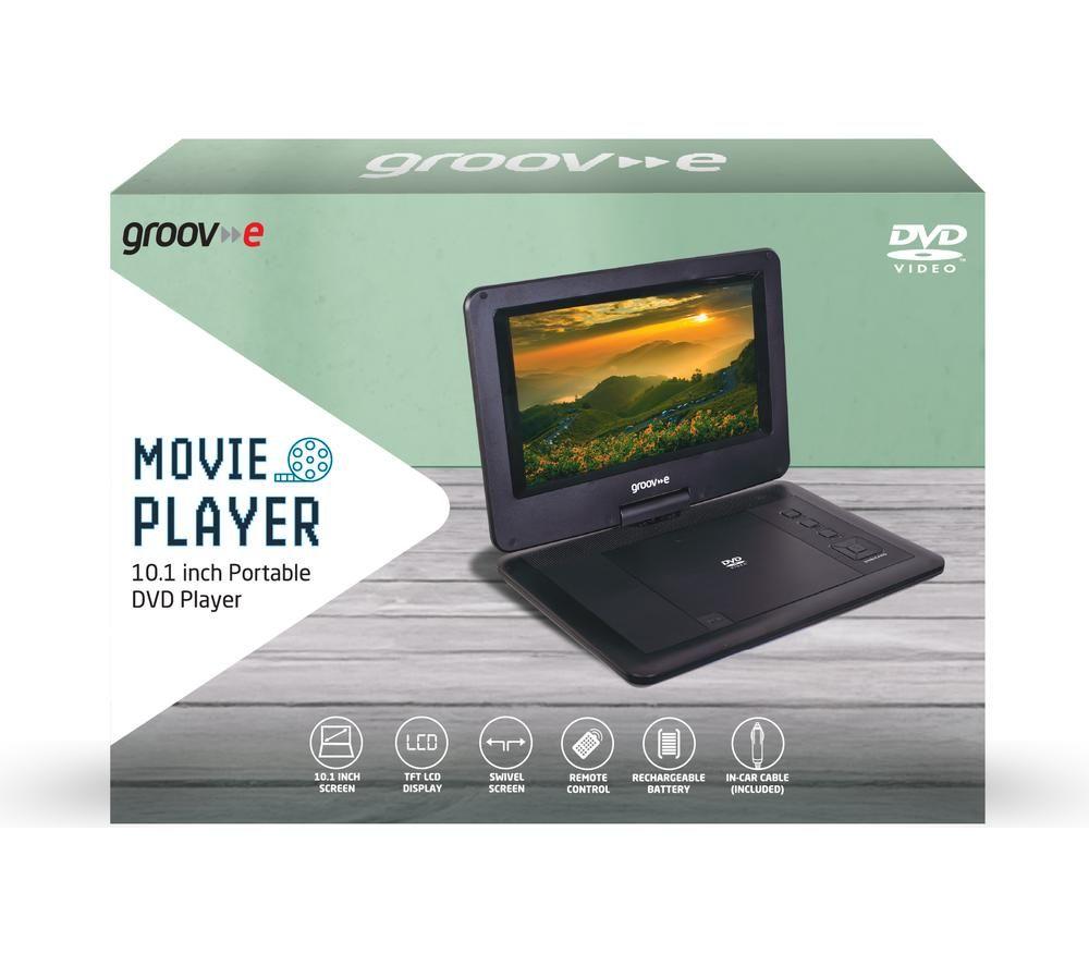 GROOV-E GVDP02BK Portable DVD Player - Black image number 2 of 7