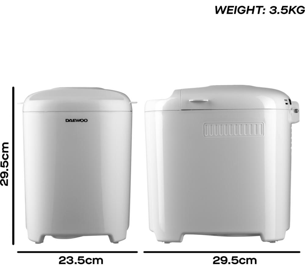 DAEWOO 2lb Digital Breadmaker - White image number 5 of 9