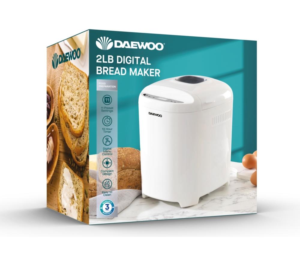 DAEWOO 2lb Digital Breadmaker - White image number 9 of 9