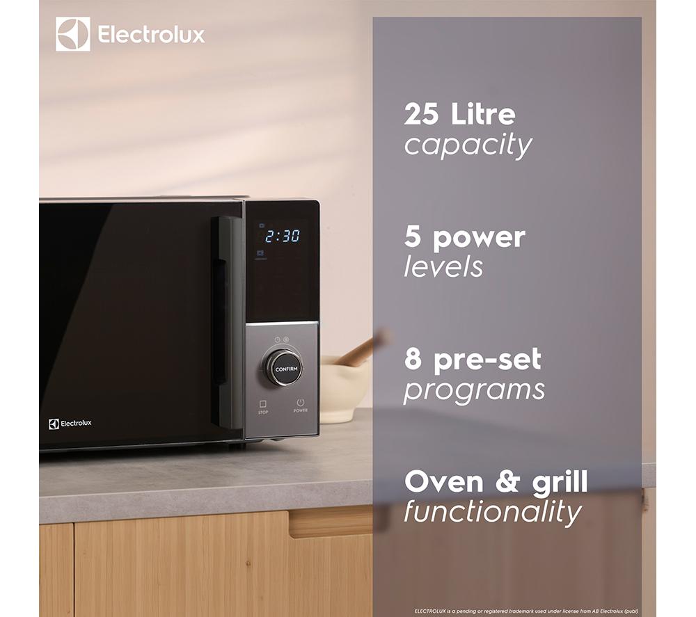ELECTROLUX SDA2876ELGRY Microwave with Grill - Grey image number 2 of 9