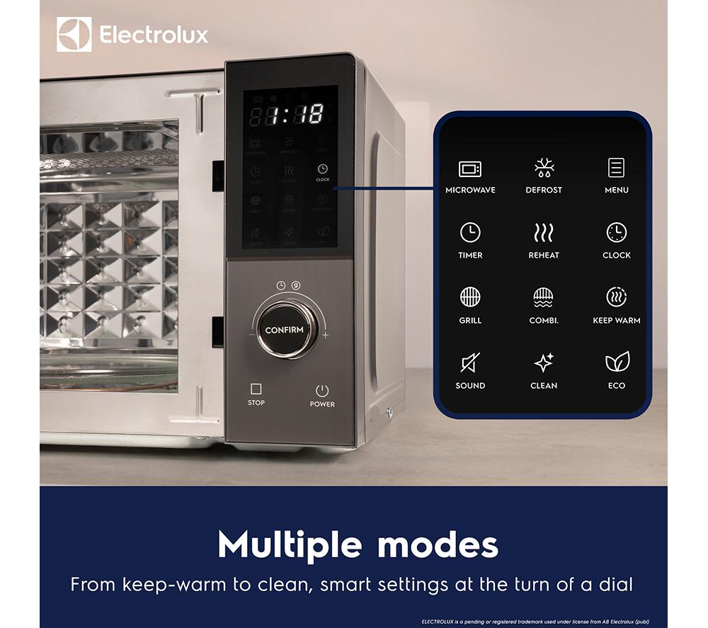 ELECTROLUX SDA2876ELGRY Microwave with Grill - Grey image number 4 of 9