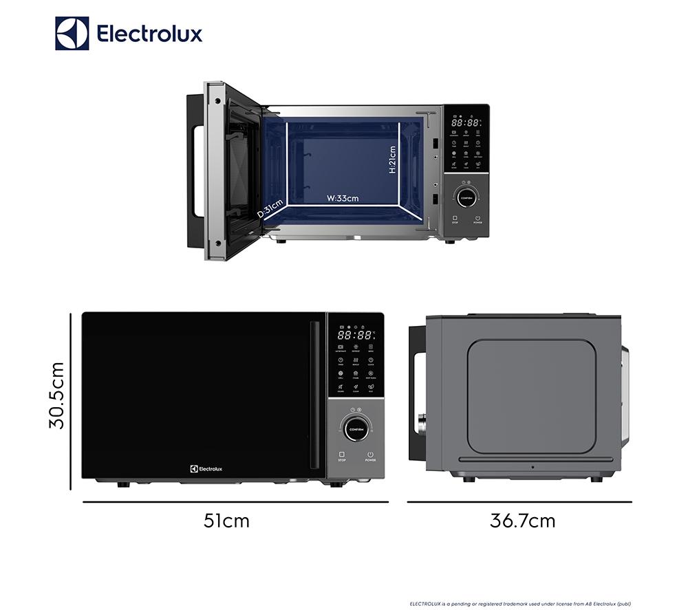 ELECTROLUX SDA2876ELGRY Microwave with Grill - Grey image number 6 of 9