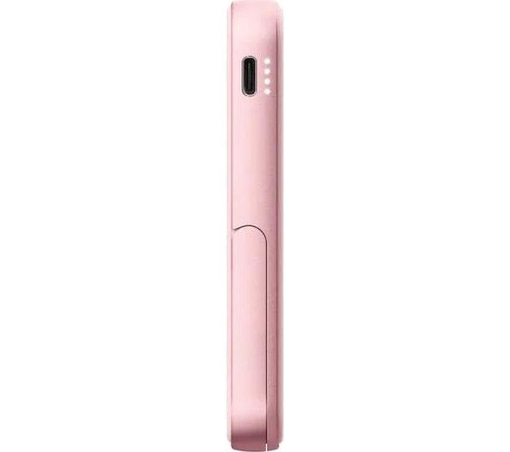 FRESH N REBEL 5000 mAh Portable Magnetic Power Bank - Pastel Pink image number 2 of 10