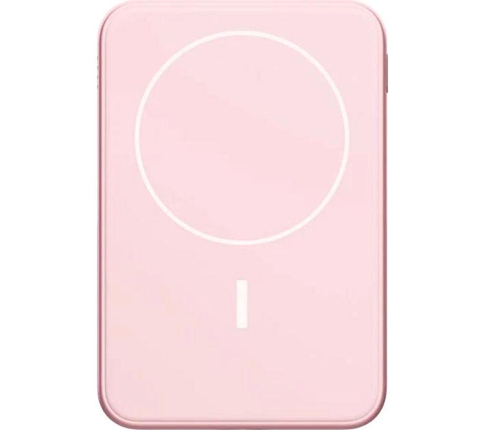 FRESH N REBEL 5000 mAh Portable Magnetic Power Bank - Pastel Pink image number 3 of 10