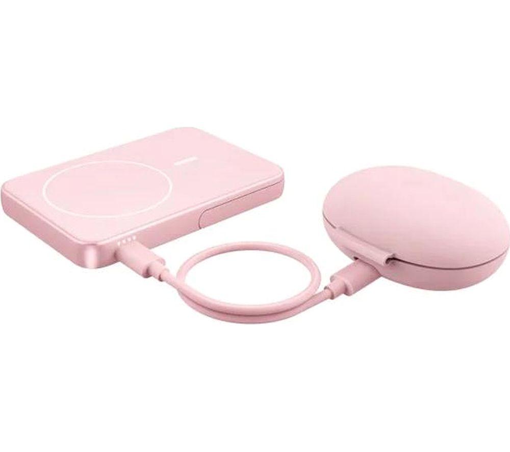 FRESH N REBEL 5000 mAh Portable Magnetic Power Bank - Pastel Pink image number 9 of 10
