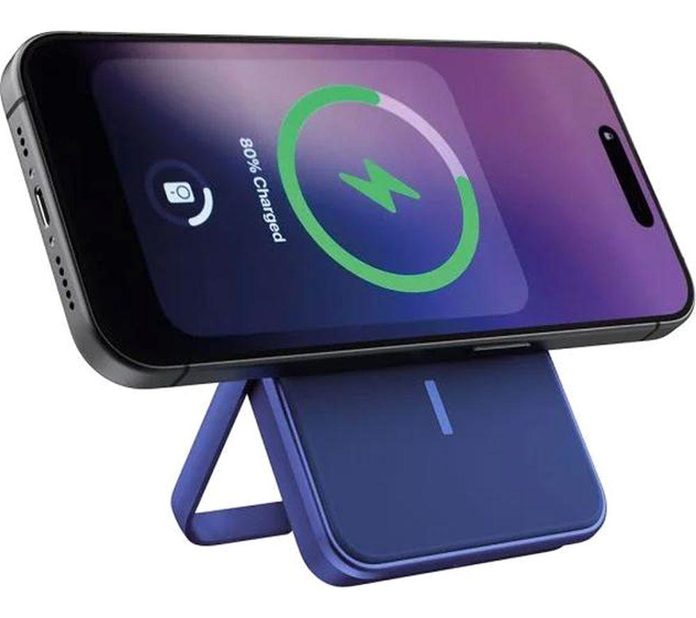 FRESH N REBEL 5000 mAh Portable Magnetic Power Bank - True Blue image number 5 of 10