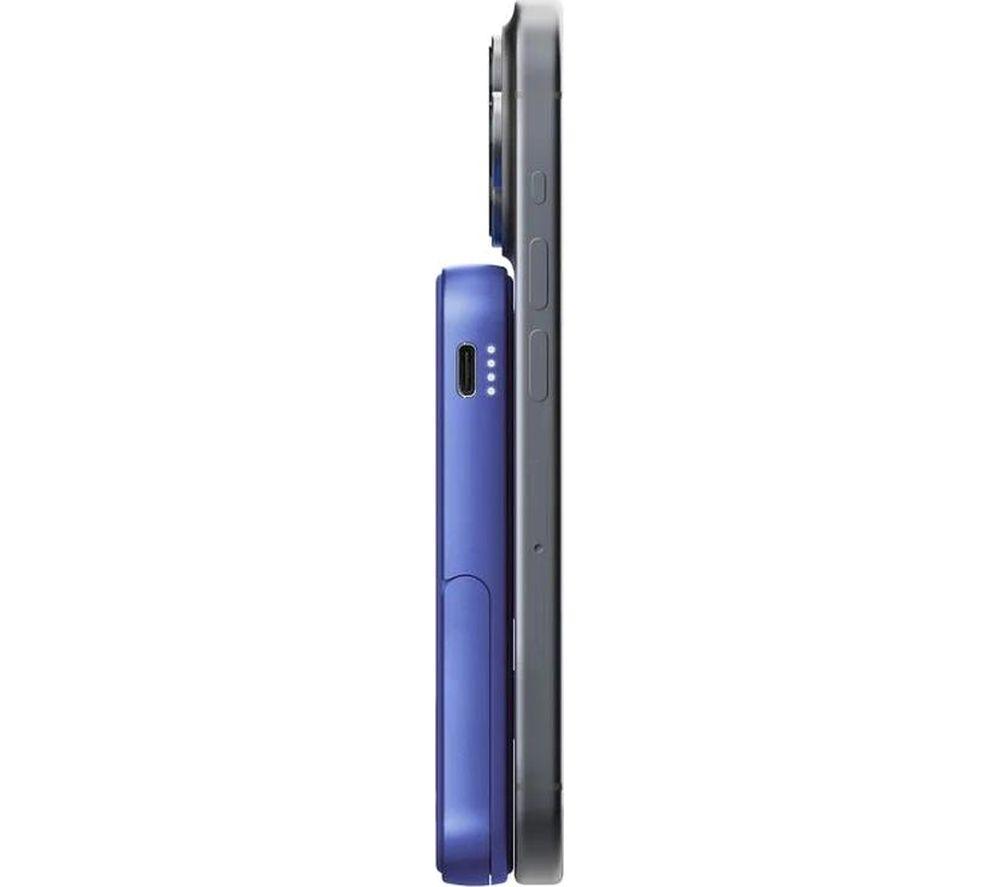 FRESH N REBEL 5000 mAh Portable Magnetic Power Bank - True Blue image number 7 of 10