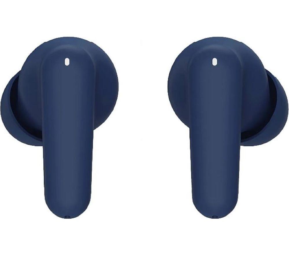 GROOV-E Vibe Buds Wireless Bluetooth Noise-Cancelling Earbuds - Blue image number 4 of 4