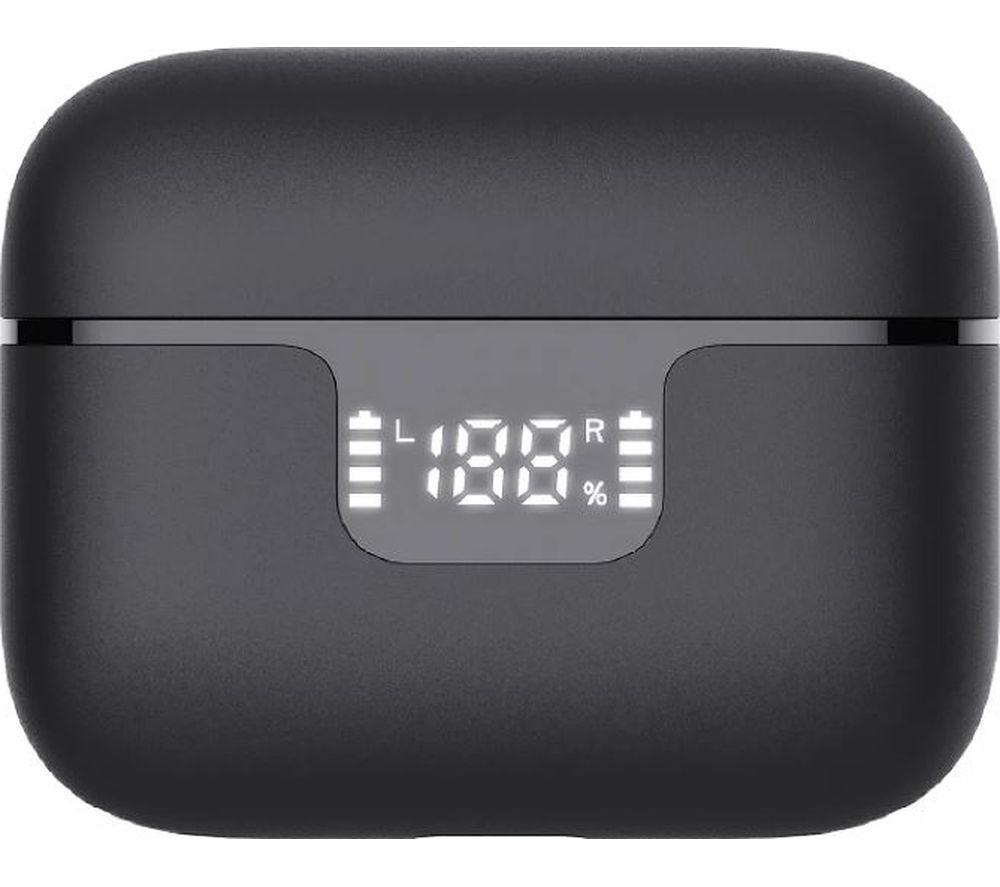 GROOV-E Vibe Buds Wireless Bluetooth Noise-Cancelling Earbuds - Black image number 3 of 5