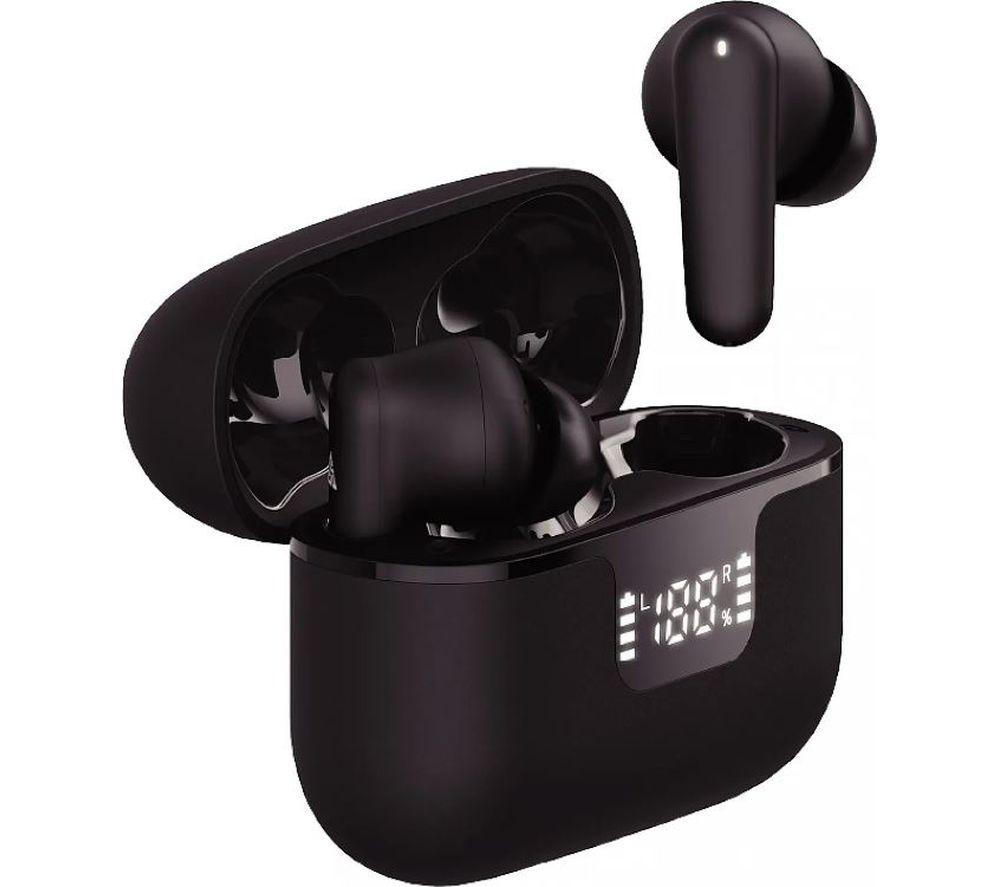 GROOV-E Vibe Buds Wireless Bluetooth Noise-Cancelling Earbuds - Black image number 5 of 5