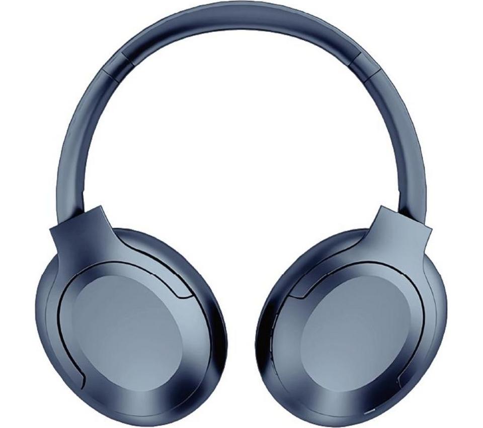 GROOV-E Rhythm Wireless Bluetooth Noise-Cancelling Headphones - Blue