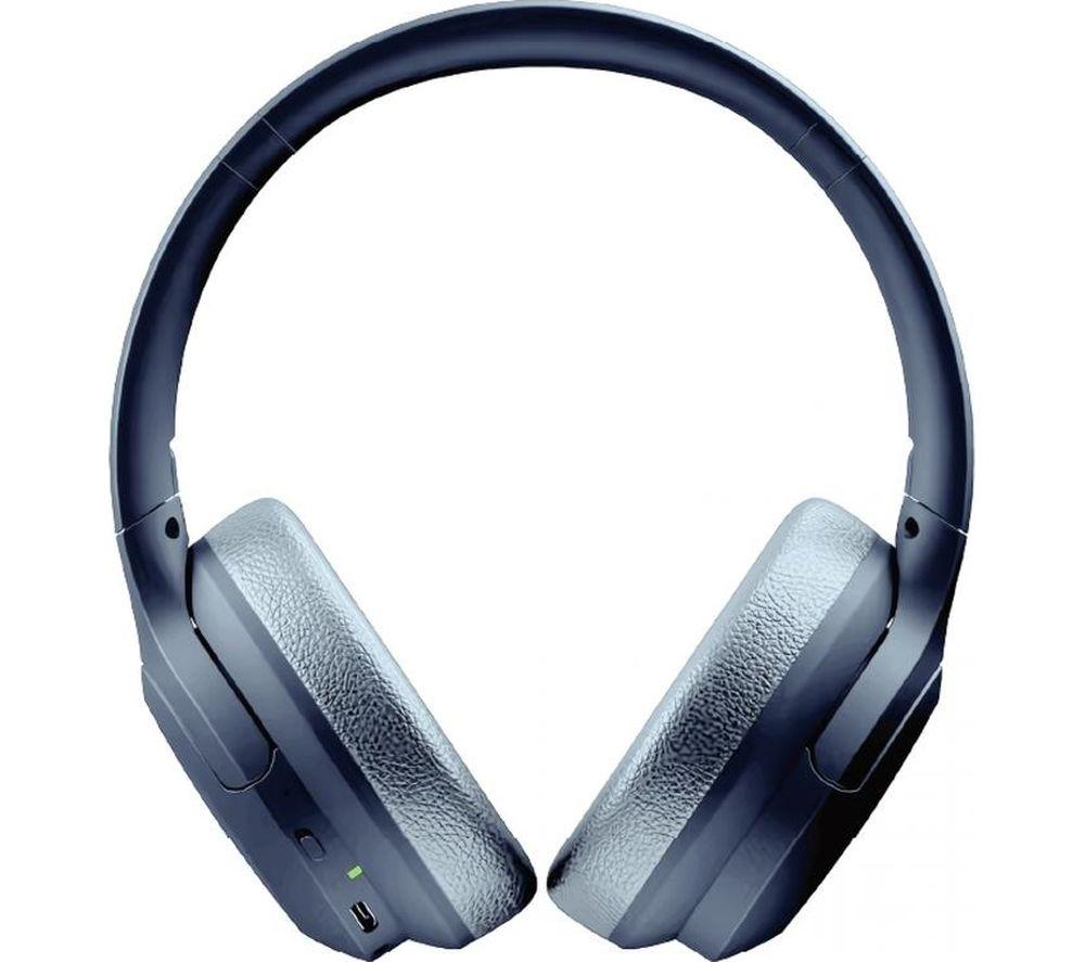 GROOV-E Rhythm Wireless Bluetooth Noise-Cancelling Headphones - Blue image number 2 of 5