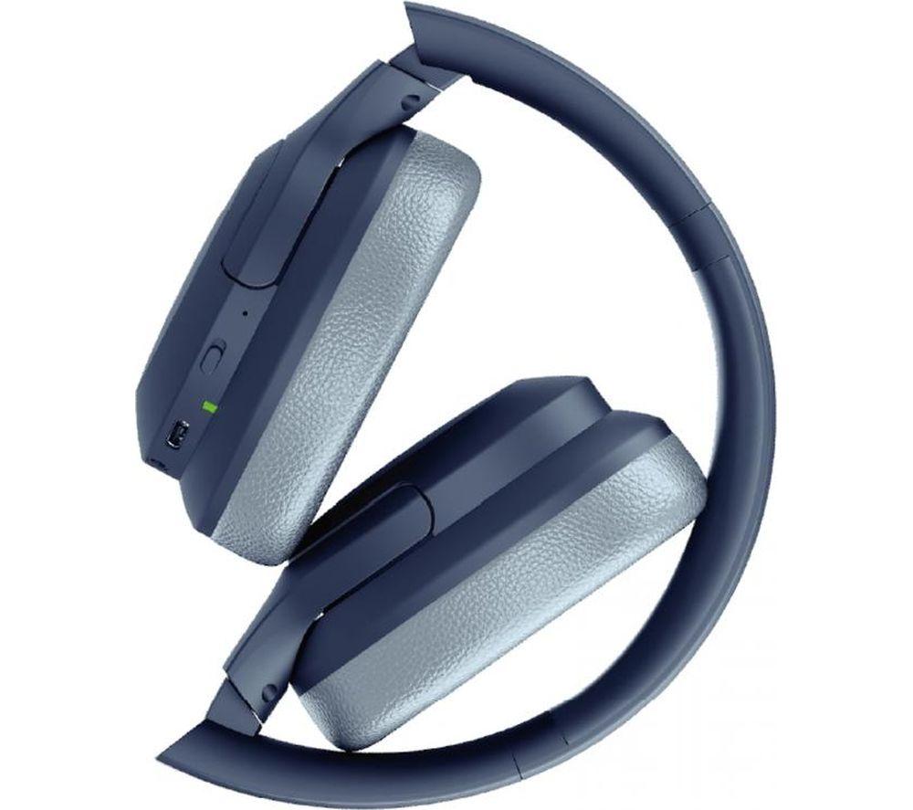 GROOV-E Rhythm Wireless Bluetooth Noise-Cancelling Headphones - Blue image number 3 of 5