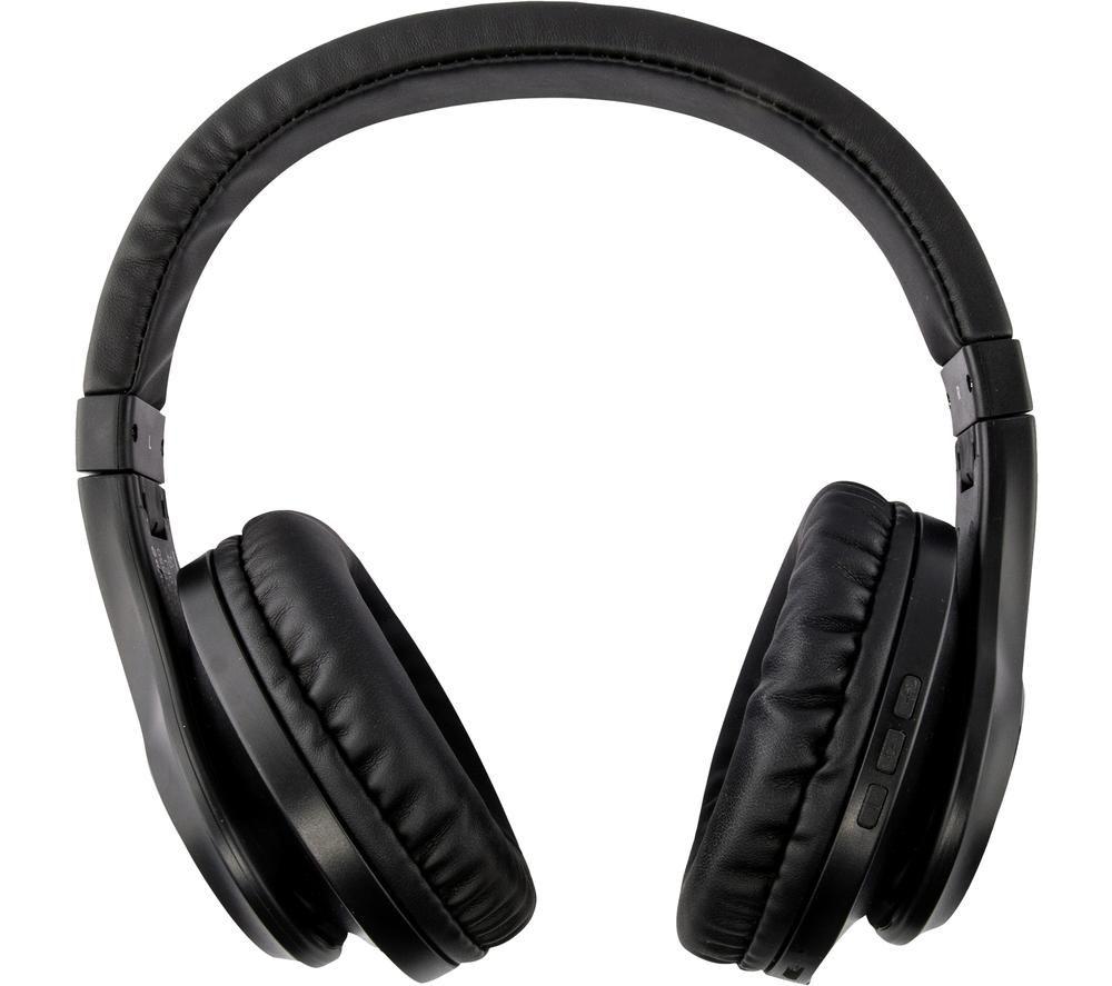 GROOV-E Rhythm Wireless Bluetooth Noise-Cancelling Headphones - Black image number 2 of 8