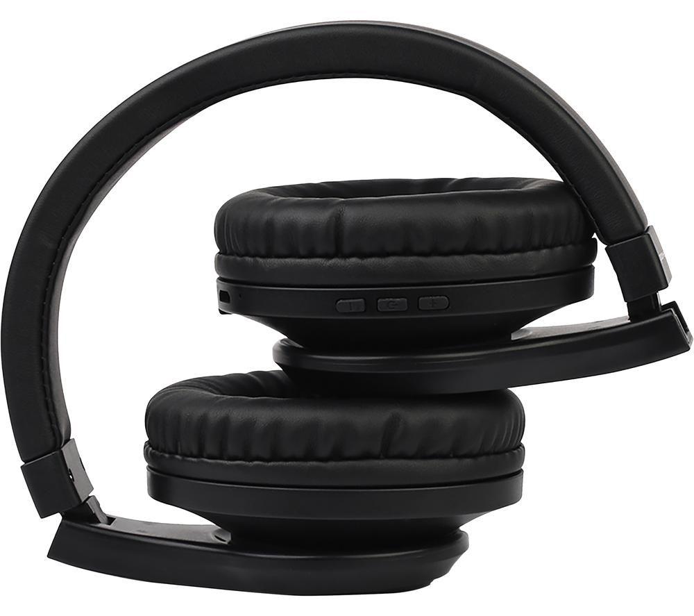 GROOV-E Rhythm Wireless Bluetooth Noise-Cancelling Headphones - Black image number 4 of 8