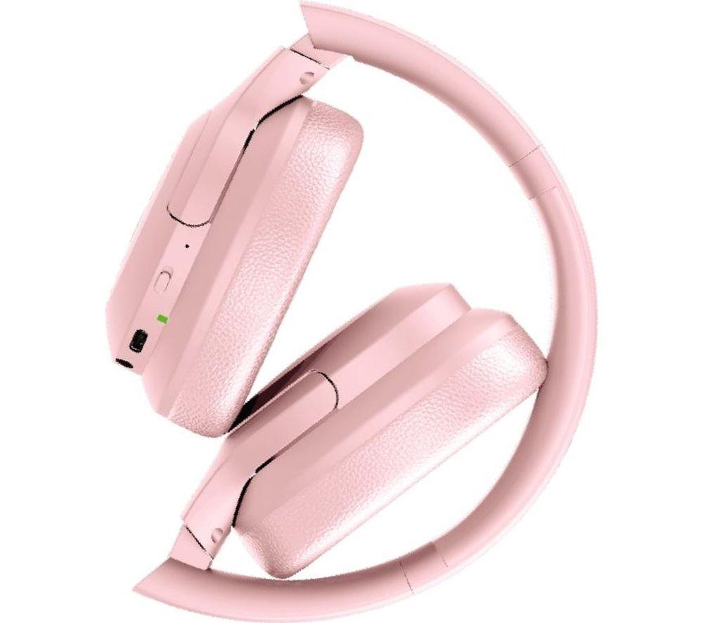 GROOV-E Rhythm Wireless Bluetooth Noise-Cancelling Headphones - Pink image number 5 of 6
