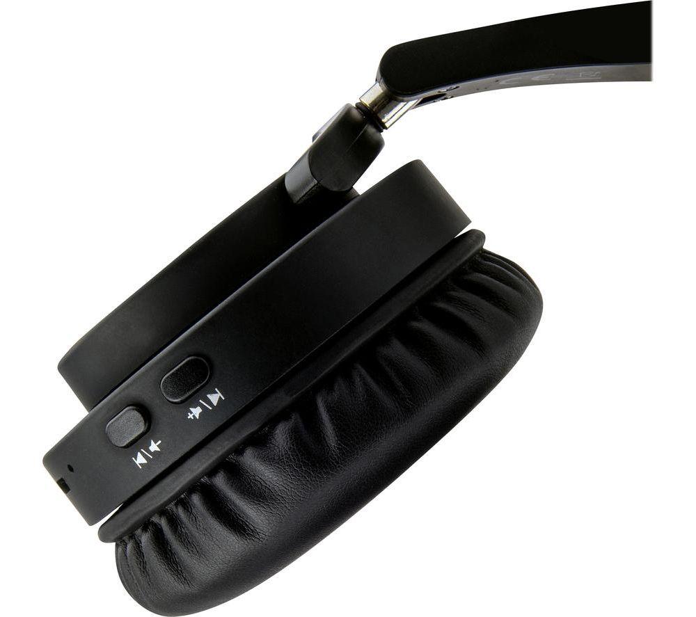 GROOV-E Fusion Wireless Bluetooth Noise-Cancelling Headphones - Black image number 3 of 7