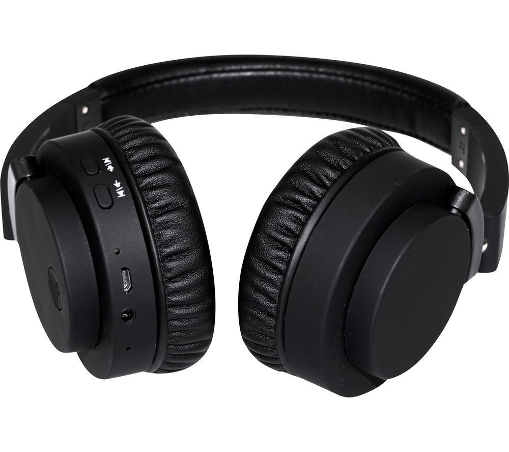 GROOV-E Fusion Wireless Bluetooth Noise-Cancelling Headphones - Black image number 4 of 7