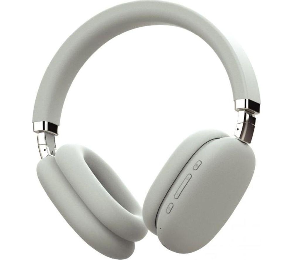 GROOV-E Fusion Wireless Bluetooth Noise-Cancelling Headphones - White image number 2 of 5