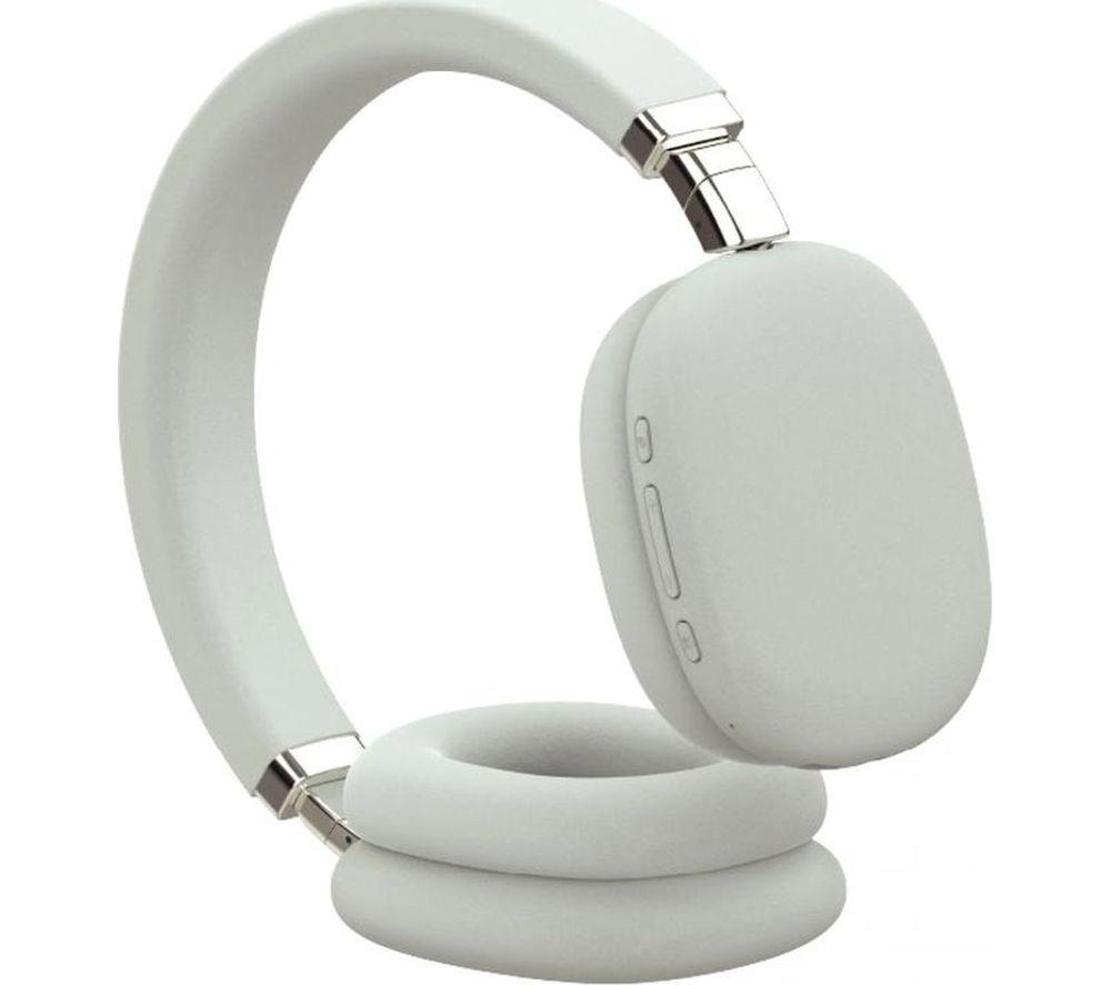 GROOV-E Fusion Wireless Bluetooth Noise-Cancelling Headphones - White image number 3 of 5