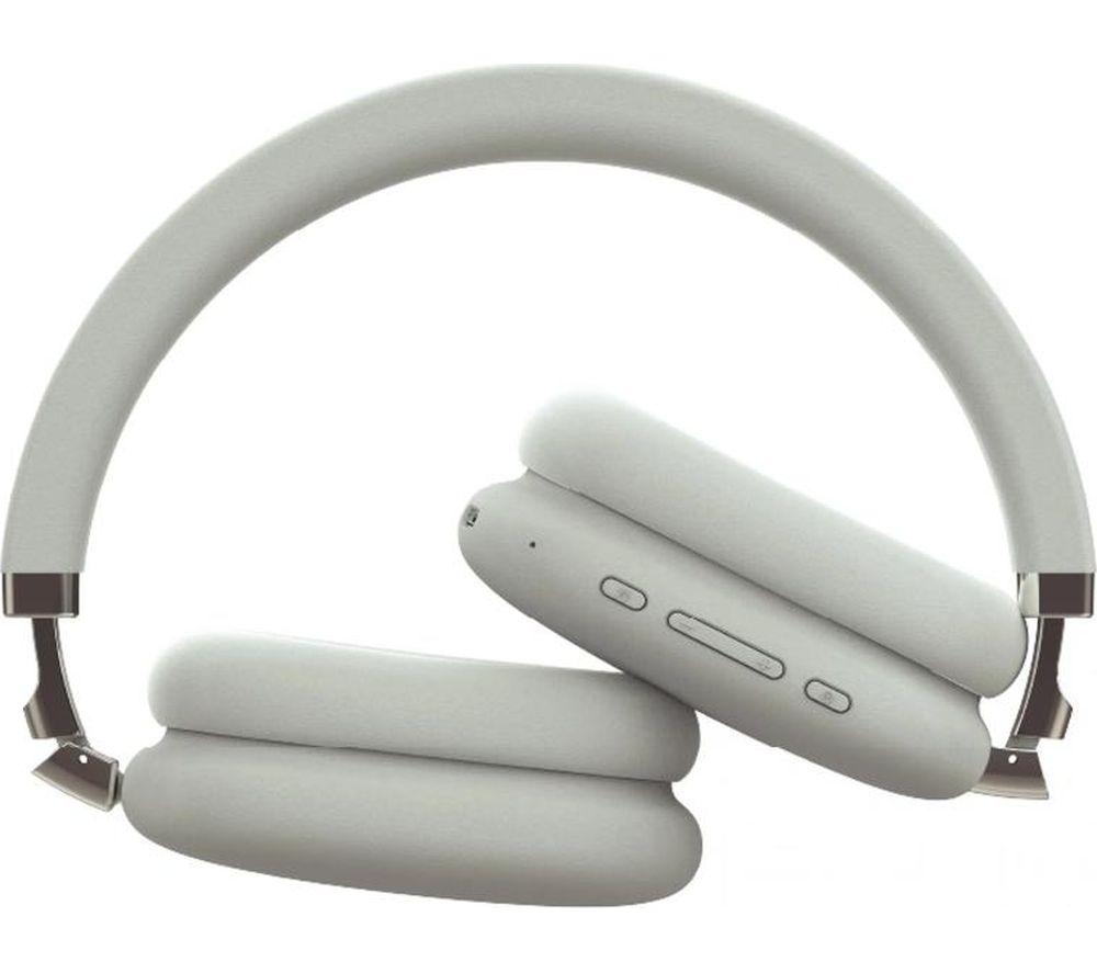 GROOV-E Fusion Wireless Bluetooth Noise-Cancelling Headphones - White image number 4 of 5