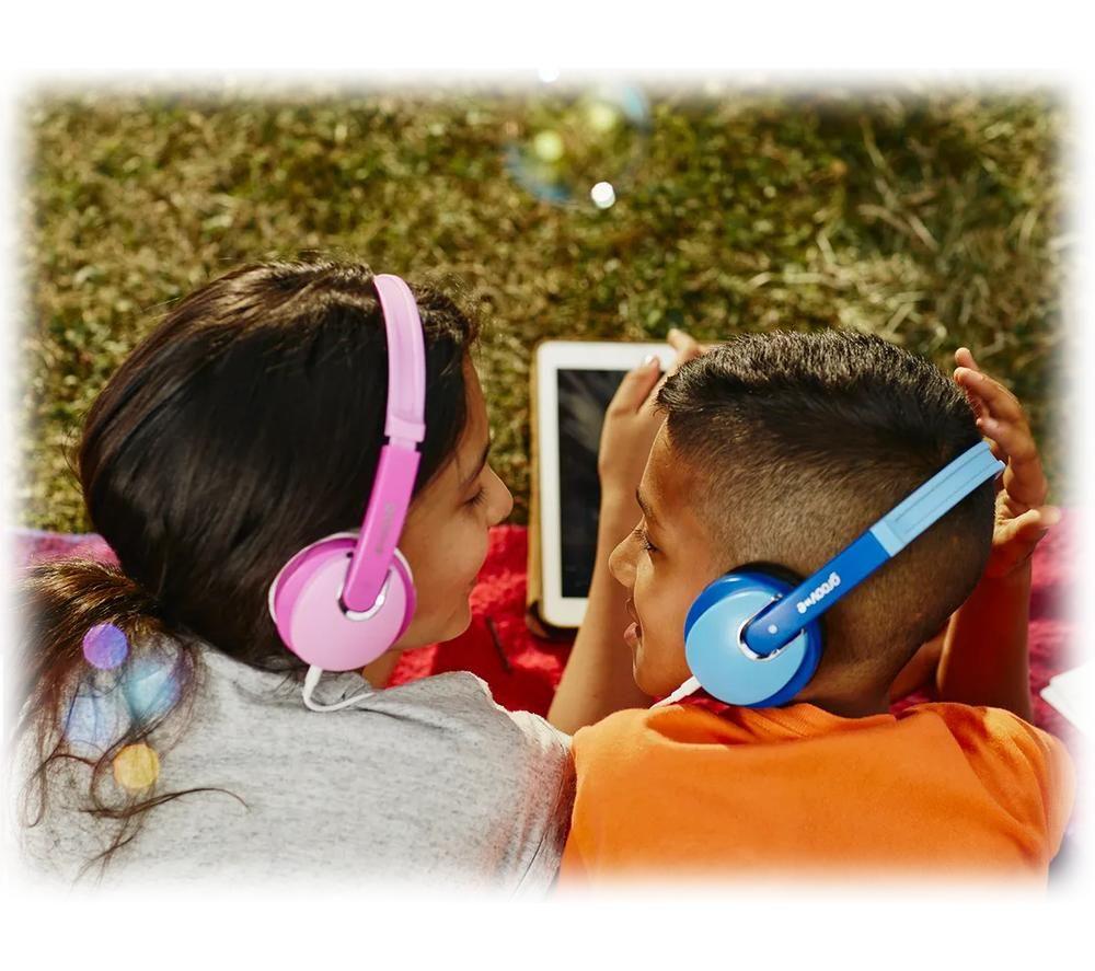 GROOV-E KIDZ Wireless Bluetooth Kids Headphones - Blue image number 3 of 3