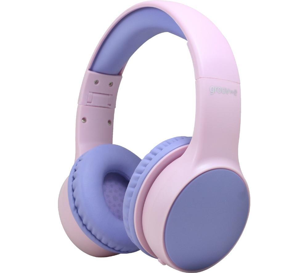 Groov-E Kidz Wireless Bluetooth Kids Headphones - Pink, Pink