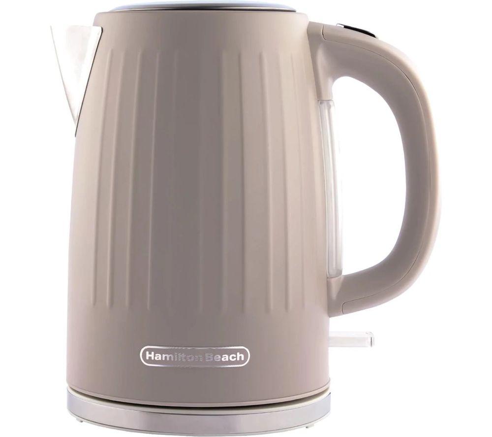 HAMILTON BEACH Harmony Breakfast Jug Kettle & 4-Slice Toaster Bundle - Cappuccino image number 5 of 6