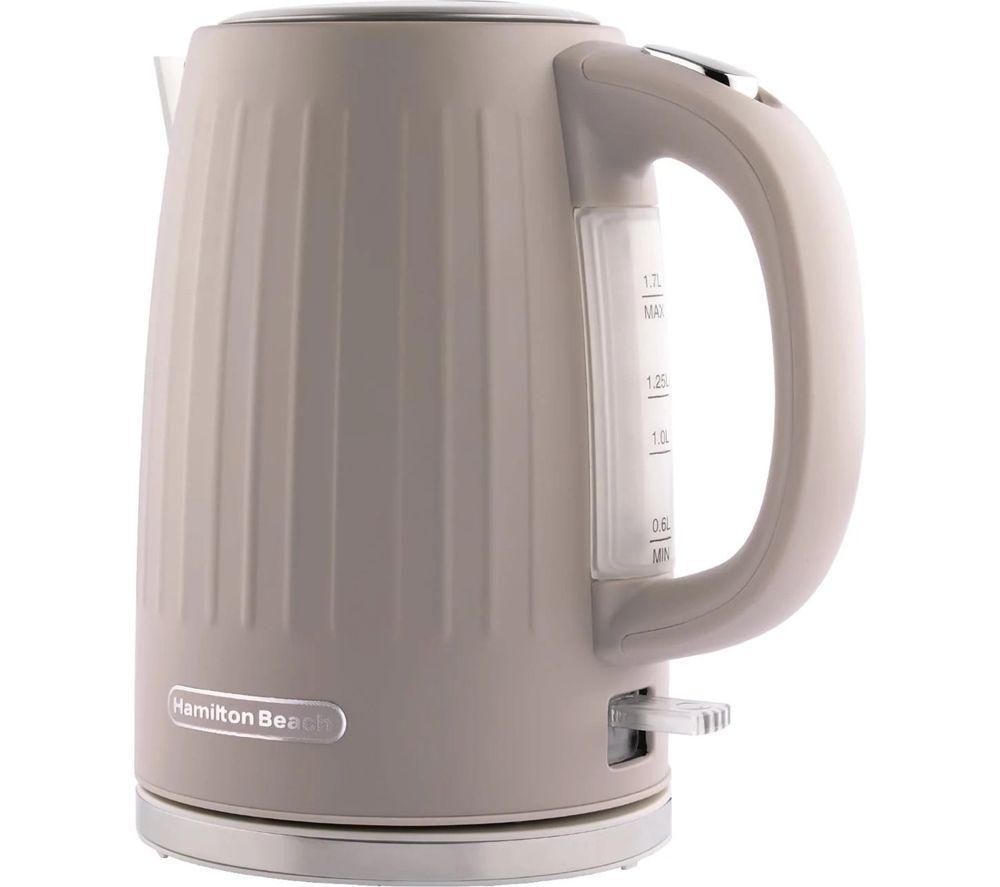 HAMILTON BEACH Harmony Breakfast Jug Kettle & 4-Slice Toaster Bundle - Cappuccino image number 6 of 6