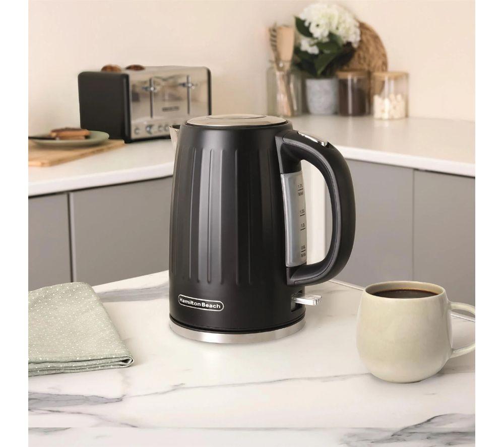 HAMILTON BEACH Harmony Breakfast Jug Kettle & 4-Slice Toaster Bundle - Espresso image number 4 of 7