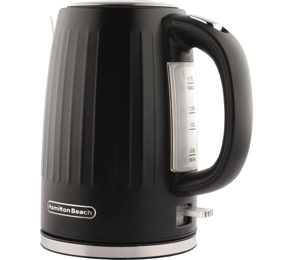 HAMILTON BEACH Harmony Breakfast Jug Kettle & 4-Slice Toaster Bundle - Espresso image number 7 of 7
