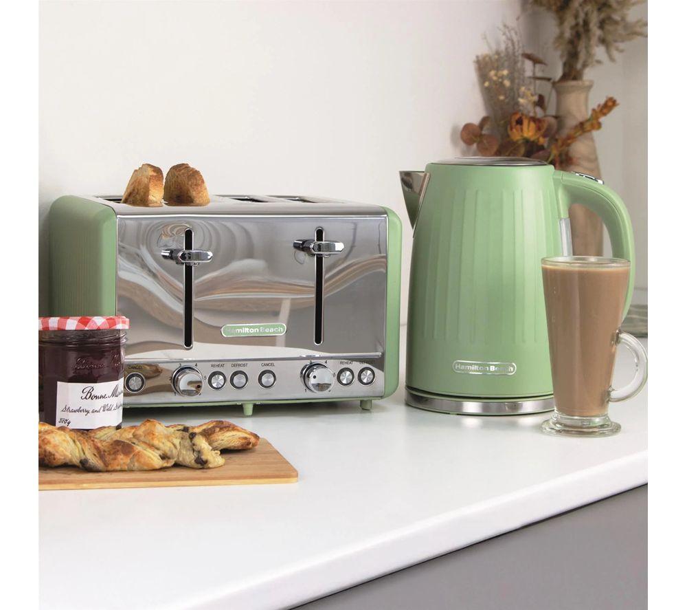 HAMILTON BEACH Harmony Breakfast Jug Kettle & 4-Slice Toaster Bundle - Matcha image number 2 of 6