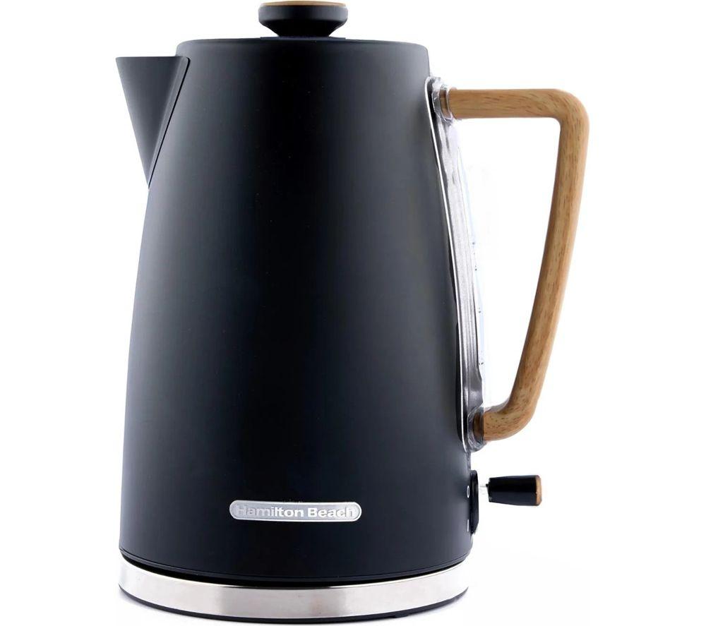 HAMILTON BEACH Scandi Breakfast Jug Kettle & 4-Slice Toaster Bundle - Black image number 6 of 8