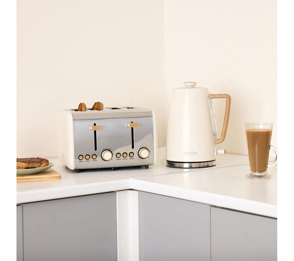 HAMILTON BEACH Scandi Breakfast Jug Kettle & 4-Slice Toaster Bundle - Cream image number 3 of 8