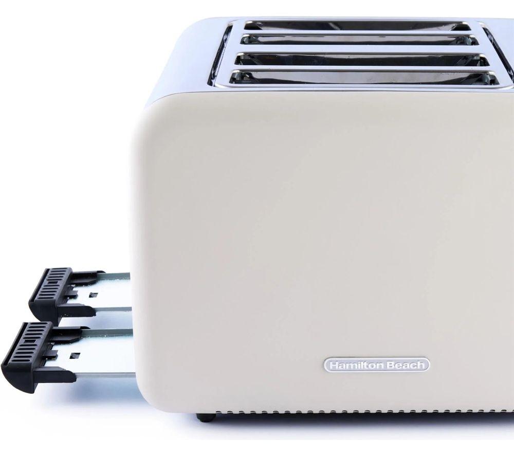 HAMILTON BEACH Scandi Breakfast Jug Kettle & 4-Slice Toaster Bundle - Cream image number 8 of 8