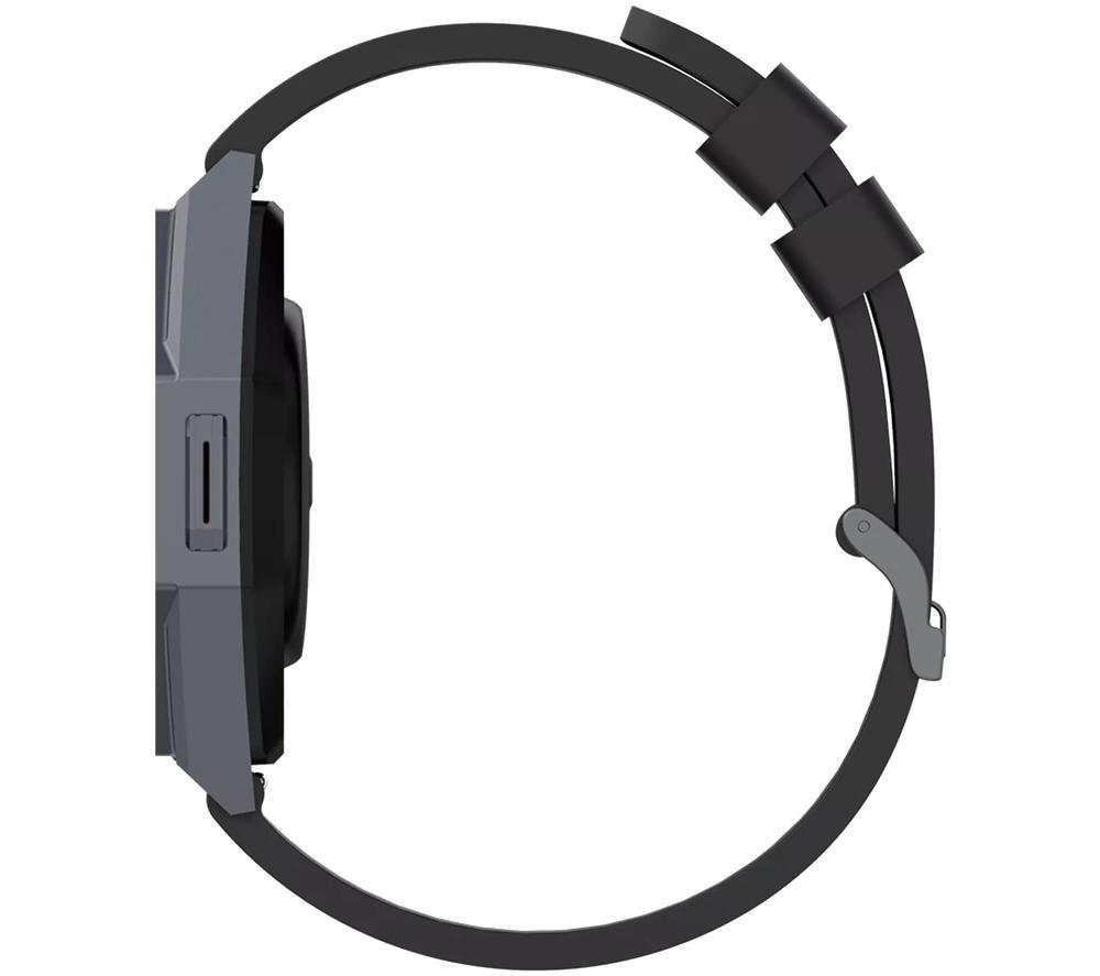 CANYON Otto SW-86 Smart Watch - Black, Silicone Strap image number 6 of 7