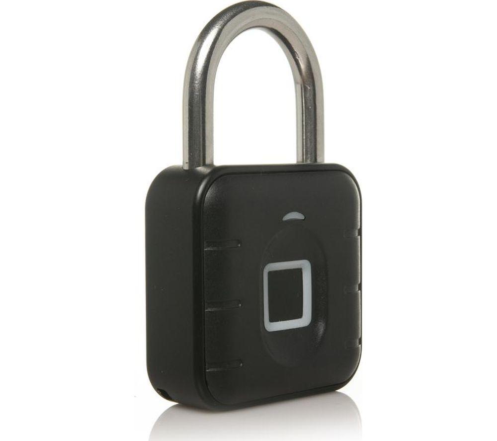 GROOV-E My Lock Smart Fingerprint Padlock - Black image number 2 of 6