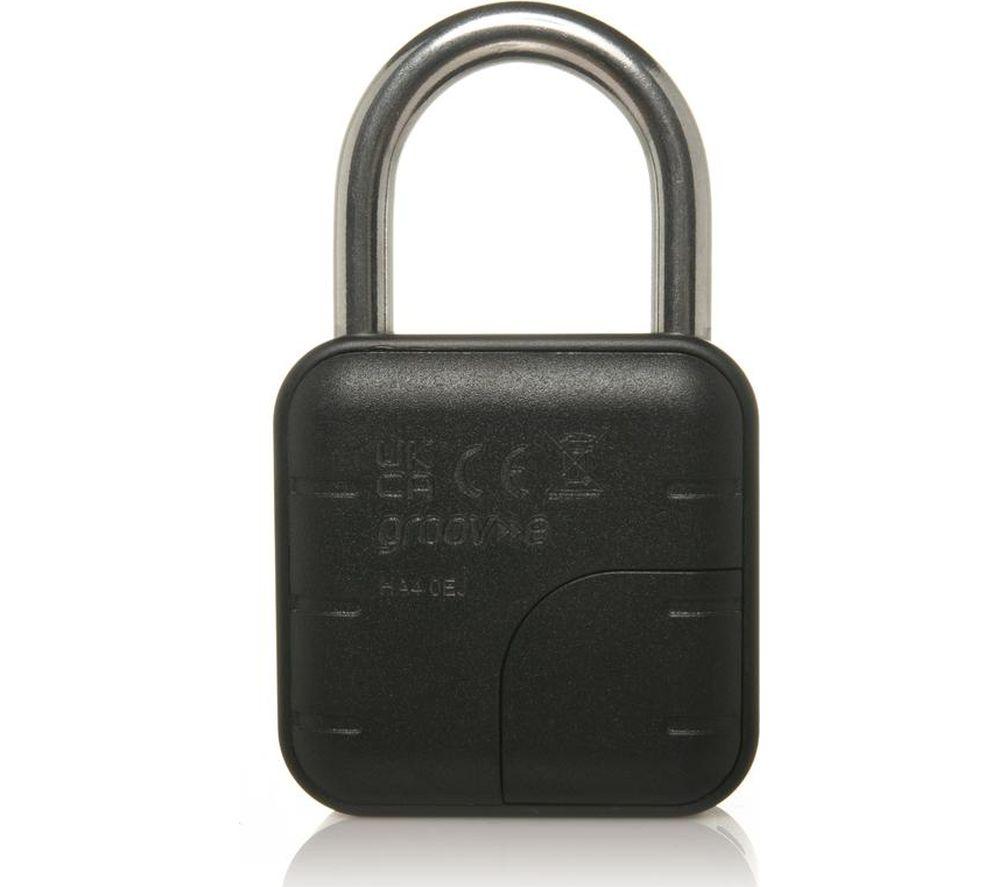 GROOV-E My Lock Smart Fingerprint Padlock - Black image number 3 of 6