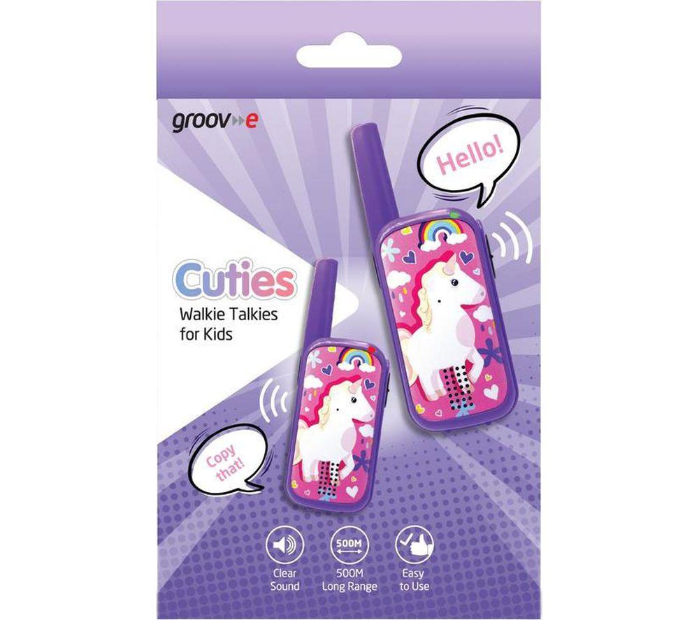 GROOV-E Cuties Children's Walkie Talkies Set - Unicorn image number 3 of 3
