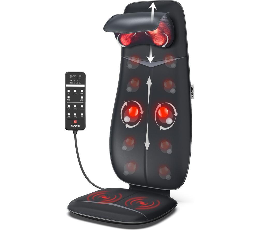 RENPHO BM076 Shiatsu Neck & Back Massage Cushion - Black image number 3 of 3