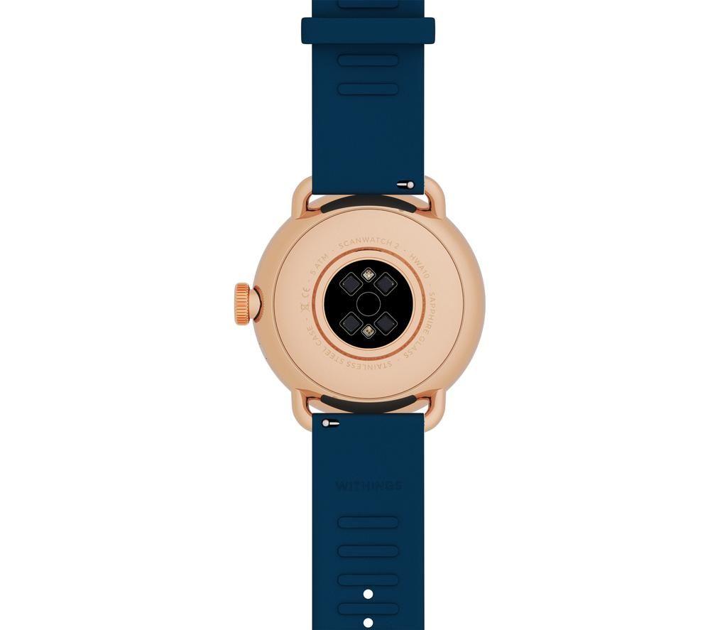 WITHINGS ScanWatch 2 Hybrid Smart Watch - Blue, 38 mm image number 2 of 6