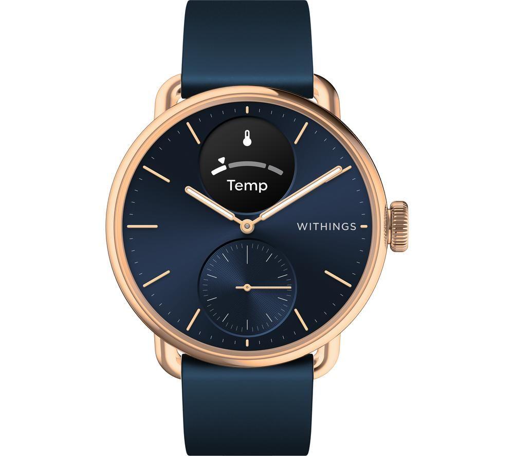 WITHINGS ScanWatch 2 Hybrid Smart Watch - Blue, 38 mm image number 6 of 6