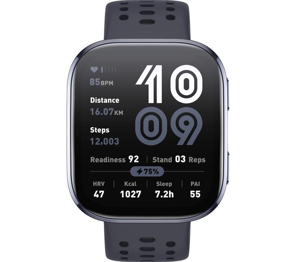 AMAZFIT Bip 6 Smart Watch - Black, Silicone Strap, 46 mm image number 2 of 5
